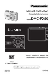 Panasonic LUMIX DMC-FX50 Manuel D'utilisation