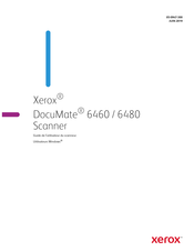 Xerox DocuMate 6480 Guide De L'utilisateur