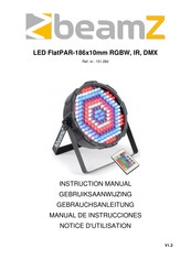 Beamz LED FlatPAR-186x10mm UV Notice D'utilisation