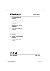 EINHELL TE-AC 230/24 Mode D'emploi D'origine