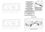 ECS Electronics AU-013-DB Instructions De Montage