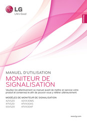 LG 42VX30MS Manuel D'utilisation