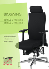 HAIDER BIOSWING 650 iQ S Meeting Mode D'emploi