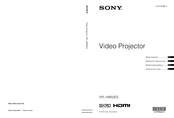Sony VPL-HW50ES Mode D'emploi