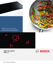 Bosch PXE F Série Notice D'utilisation