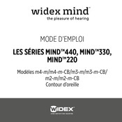 Widex m3-m-CB Mode D'emploi