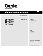 Terex QSP-6000 Manuel De L'opérateur