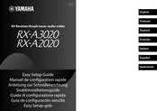 Yamaha RX-A3020 Manuel De Configuration Rapide