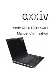 AXXIV QUINTAR 15Q01 Manuel D'utilisation