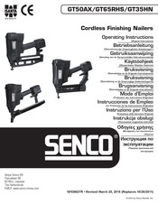 Senco GT65RHS Mode D'emploi