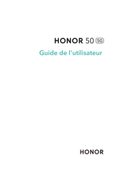 honor 50 Guide De L'utilisateur