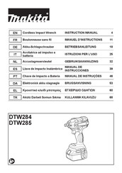 Makita DTW285 Manuel D'instructions