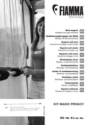 Fiamma KIT MAGIC PRIVACY Instructions De Montage Et Mode D'emploi