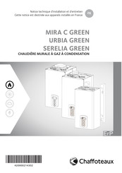 CHAFFOTEAUX SERELIA GREEN Notice Technique D'installation Et D'entretien