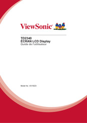 Viewsonic TD2340 Guide De L'utilisateur