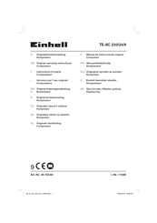 EINHELL TE-AC 230/24/8 Instructions D'origine