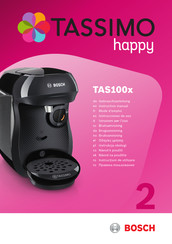 Bosch Tassimo Happy TAS100 Série Mode D'emploi