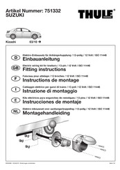 Thule 751332 Instructions De Montage