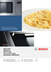 Bosch BER634GS1 Notice D'utilisation