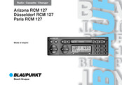 Blaupunkt Arizona RCM 127 Mode D'emploi