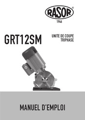 RASOR GRT12SM Manuel D'emploi