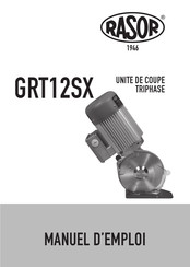 RASOR GRT12SX Manuel D'emploi