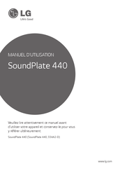 LG SoundPlate 440 Manuel D'utilisation