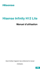 Hisense Infinity H12 Lite Manuel D'utilisation