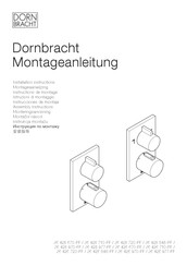Dornbracht 36 425 720-FF Instructions De Montage