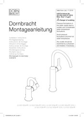 Dornbracht VAIA 33 533 809-FF 0010 Instructions De Montage