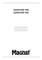 Magnat SIGNATURE 1105 Mode D'emploi