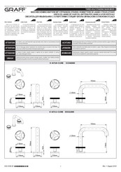 GRAFF E-6711-LM57B Notice Technique Montage Et Utilisation