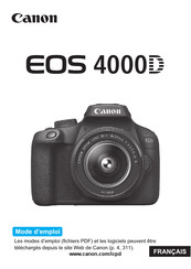 Canon EOS 4000D Mode D'emploi