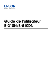 Epson B-310N Guide De L'utilisateur