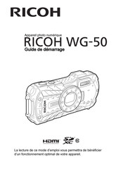 Ricoh WG-50 Guide De Démarrage