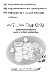 aqua technix Aqua Plus 4 OKU Instructions De Montage Et D'utilisation