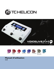 TC-Helicon VOICELIVEplay GTX Manuel D'utilisation