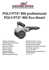 eisenblatter POLY-PTX 800 Eco-Smart Notice Originale