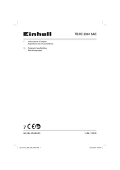 EINHELL 23.424.51 Instructions D'origine