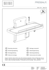 Pressalit R8591218 Notice De Montage