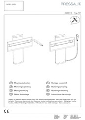 Pressalit R4751 Notice De Montage