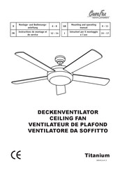 CasaFan Titanium Instructions De Montage Et De Service