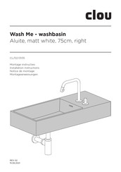 clou Wash Me - washbasin 75cm Notice De Montage