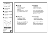 HP DESIGNJET T790 ePrinter Série Instructions D'assemblage