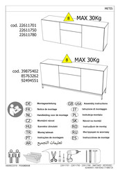 cnouch METIS 39875402 Notice De Montage
