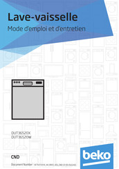 Beko DUT36520X Mode D'emploi Et D'entretien