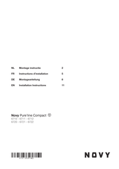 Novy Pure'line Compact 6720 Instructions D'installation