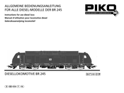 PIKO BR 245 Manuel D'utilisation