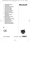 EINHELL BT-CS 1400/1 Mode D'emploi D'origine
