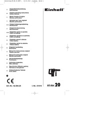 EINHELL 42.584.25 Mode D'emploi D'origine